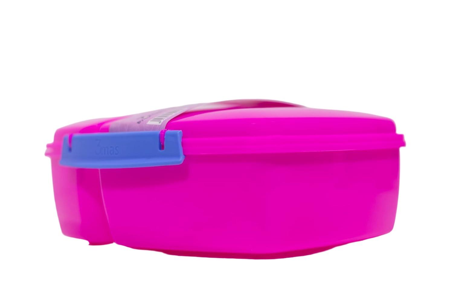 صندوق غداء فقاعات سحري للأطفال - وردي