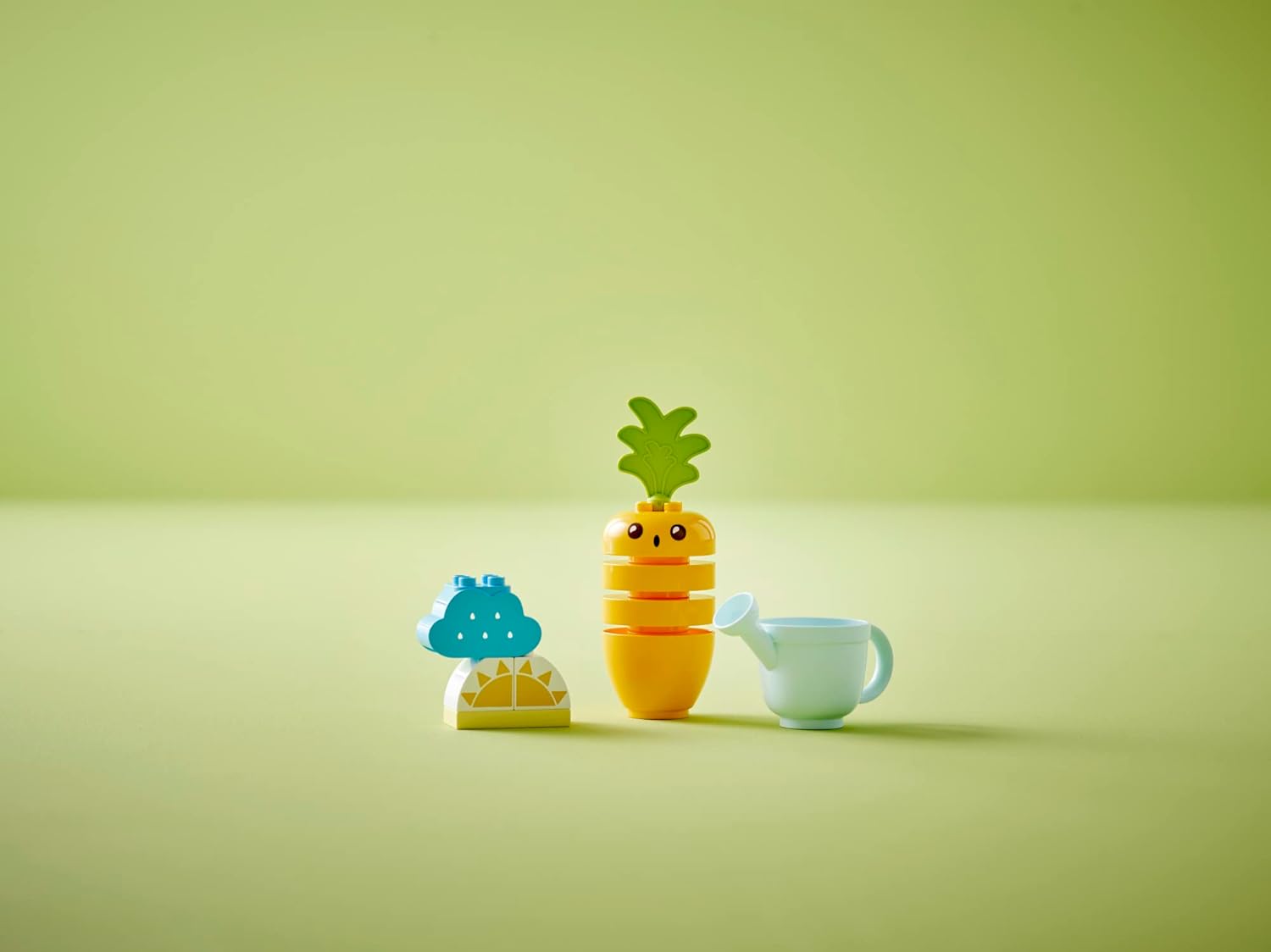 LEGO 10981 DUPLO My First Growing Carrot, Stacking Toys for Babies 1.5+ Years Old with 4 Vegetable Bricks, Learning Educational Toy for Toddlers