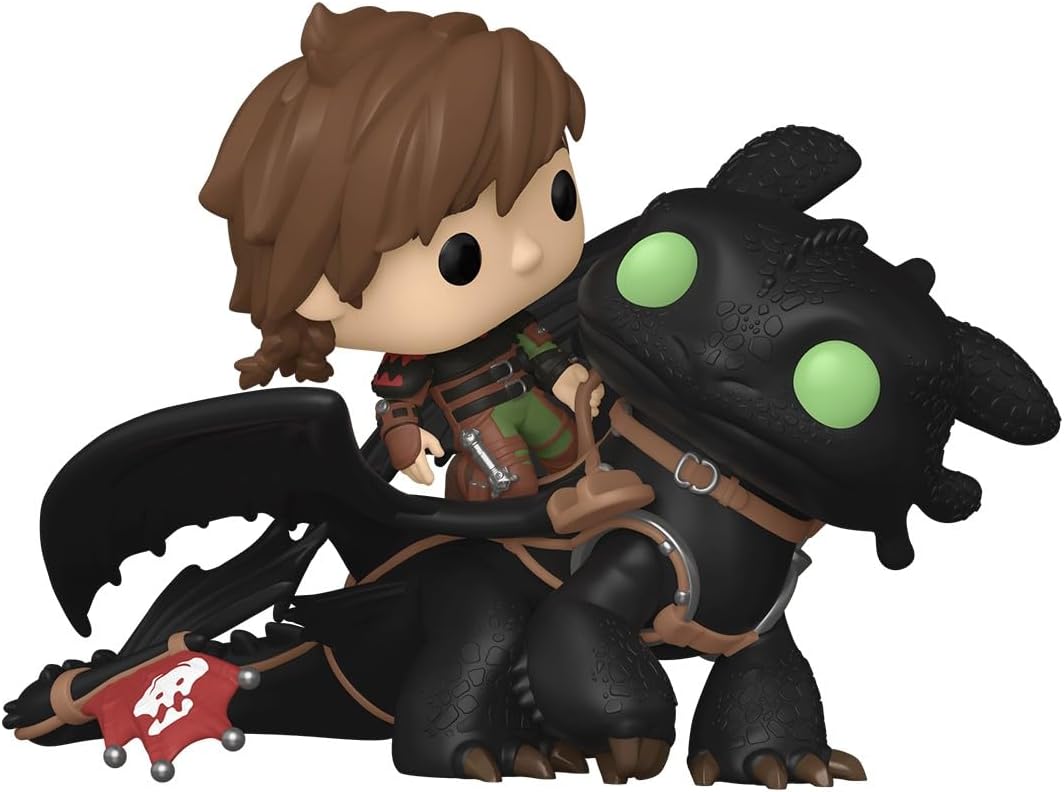 Funko Pop! Rides Deluxe Cartoon Animation: DreamWorks - How to Train Your Dragon 2 - Hiccup with Toothless #123