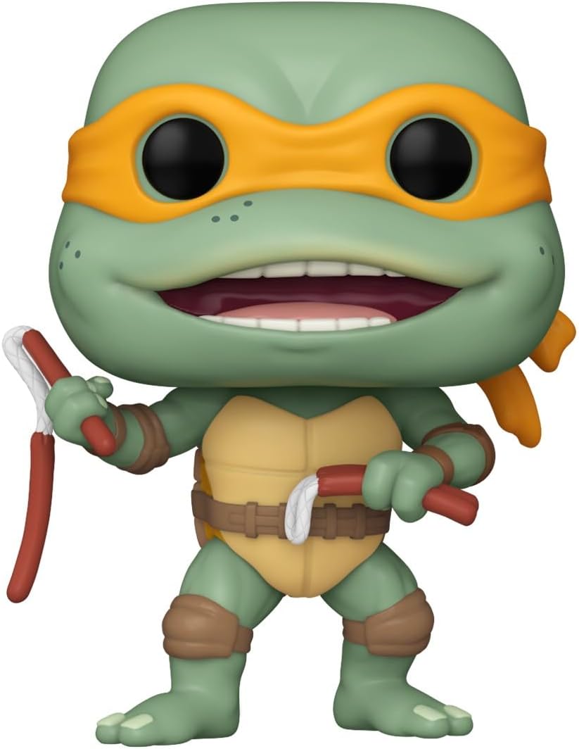 Funko Pop! رسوم متحركة كرتونية: Nickelodeon - Teenage Mutant Ninja Turtle - Michael Angelo Sausage Nunchuks