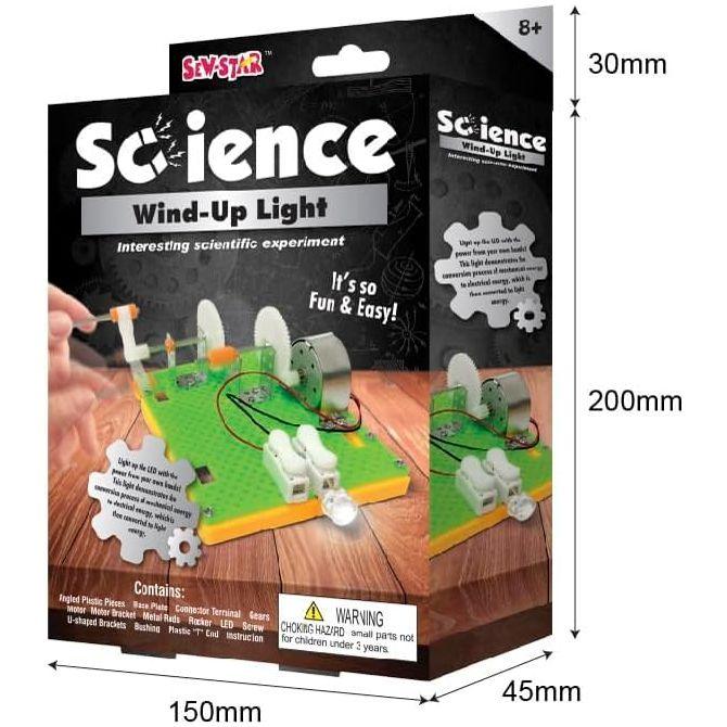 Sew Star Wind-Up Light - Sciene toy for kids SS-20-005, 8+