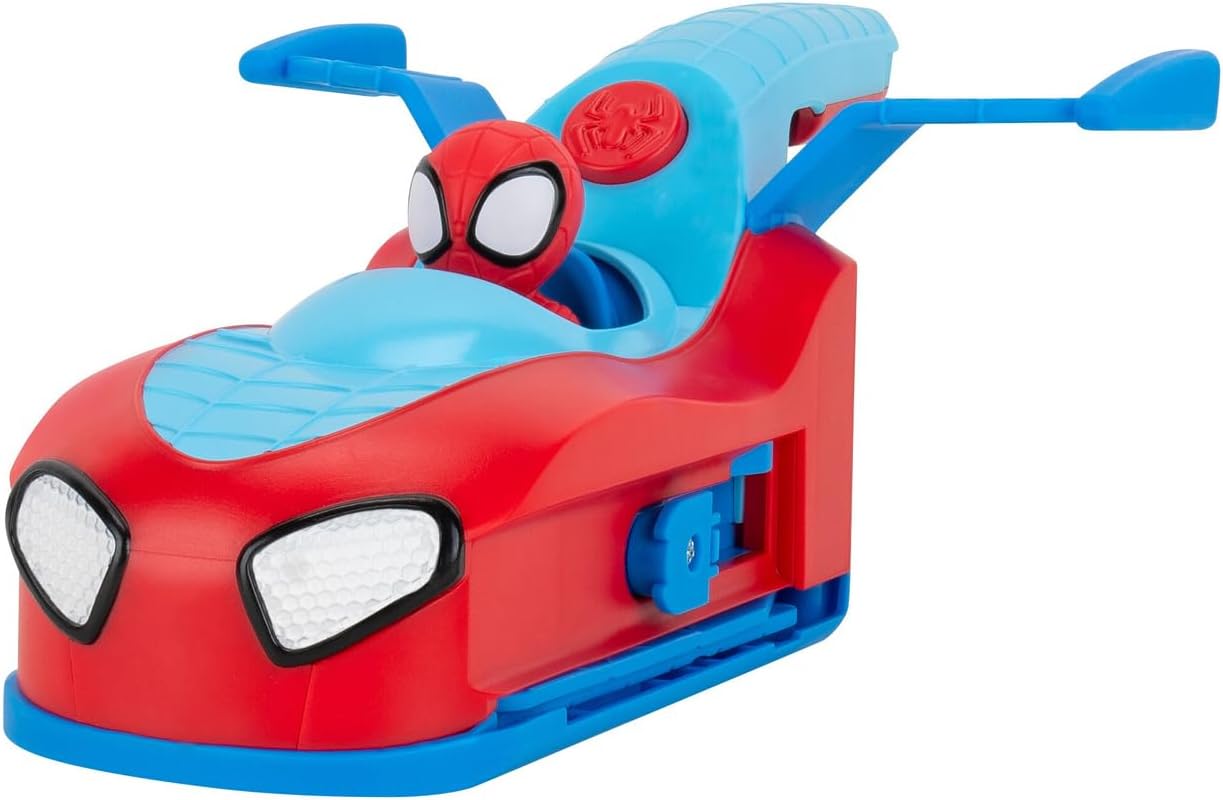 Jazwares - Spidey & His Amazing Friends - 3 Vehicles in 1 Split Racer - Spidey Team