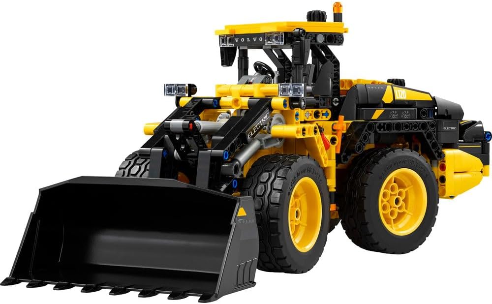 LEGO 42209 Technic Volvo L120 Electric Wheel Loader - Construction Vehicle Toy with Articulated Steering and Moving Shovel - Birthday Gift for 9+ Year Old Boys