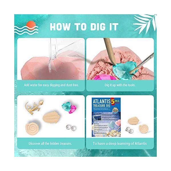 Eduman Atlantis Treasure Dig 5in1