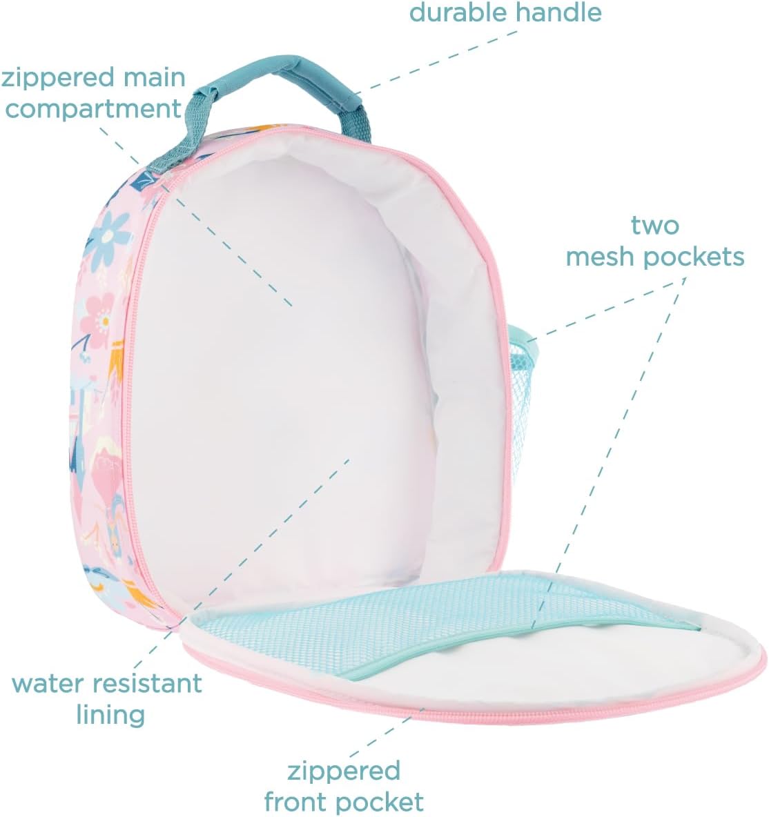 Stephen Joseph All Over Print Insulated Lunch Box – Princess