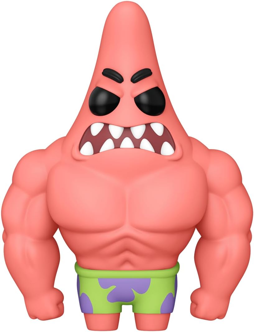 Funko Pop! Cartoon Animation: Nickelodeon - Spongebob SquarePants 25th Anniversary - Fry Cook Games Patrick