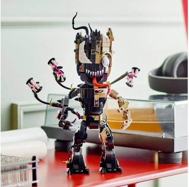 LEGO Marvel Venomized Groot 76249 Transformable Marvel Toy for Play and Display, Buildable Marvel Action Figure for Fans of the Guardians of the Galaxy Movie, Birthday Gift for 10 Year Old Kids