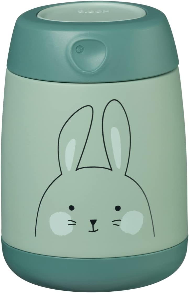 B.Box Bunny Stainless Steel Insulated Baby Canister 210ml (Green)
