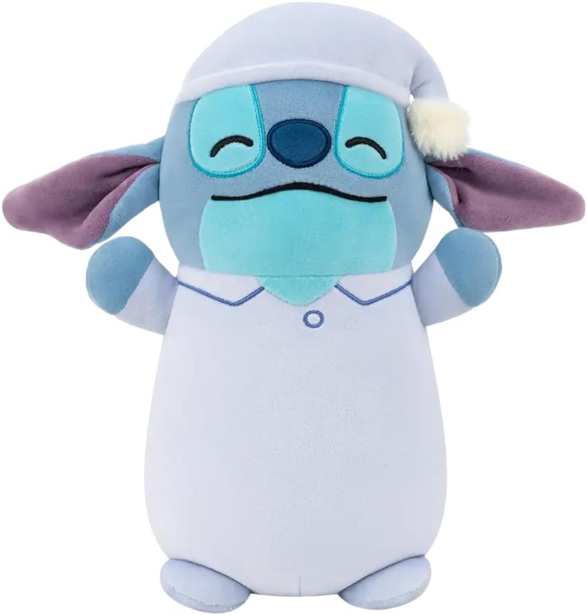 Disney Squishmallows Lilo & Stitch Bedtime Stitch HugMees Plush 6 Inch