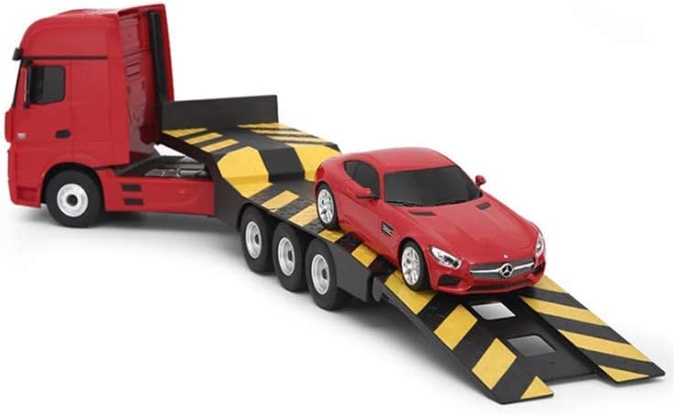 Rastar Scale Remote Controlled Mercedes-Benz Actros Truck 1:26 with Mercedes-AMG GT 1:24 Car
