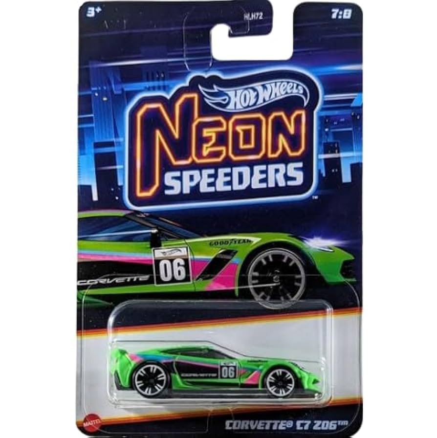 Hot Wheels Neon Speeders - Corvette C7 Z06