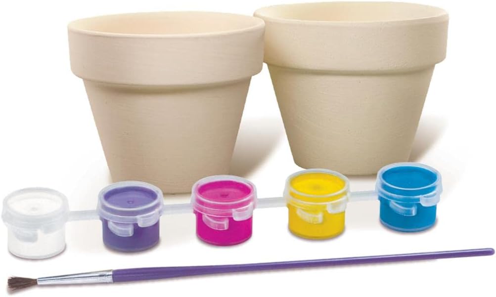 4M - Paint Your Own Teracotta Flower Pots