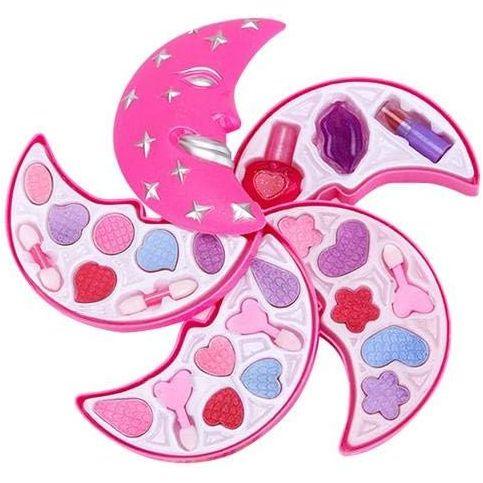 Dream Girl Makeup Box Pretend Playtoy Set Princess Moon Makeup Kit