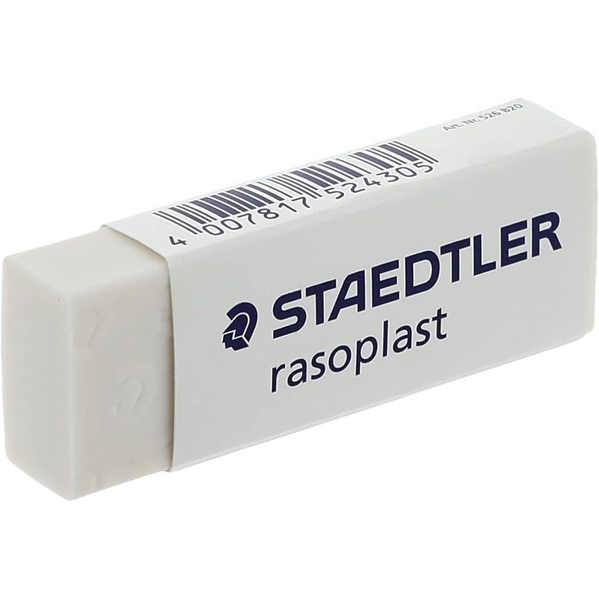 Staedtler Large Rasoplast Eraser – White 1 Piece – BumbleToys