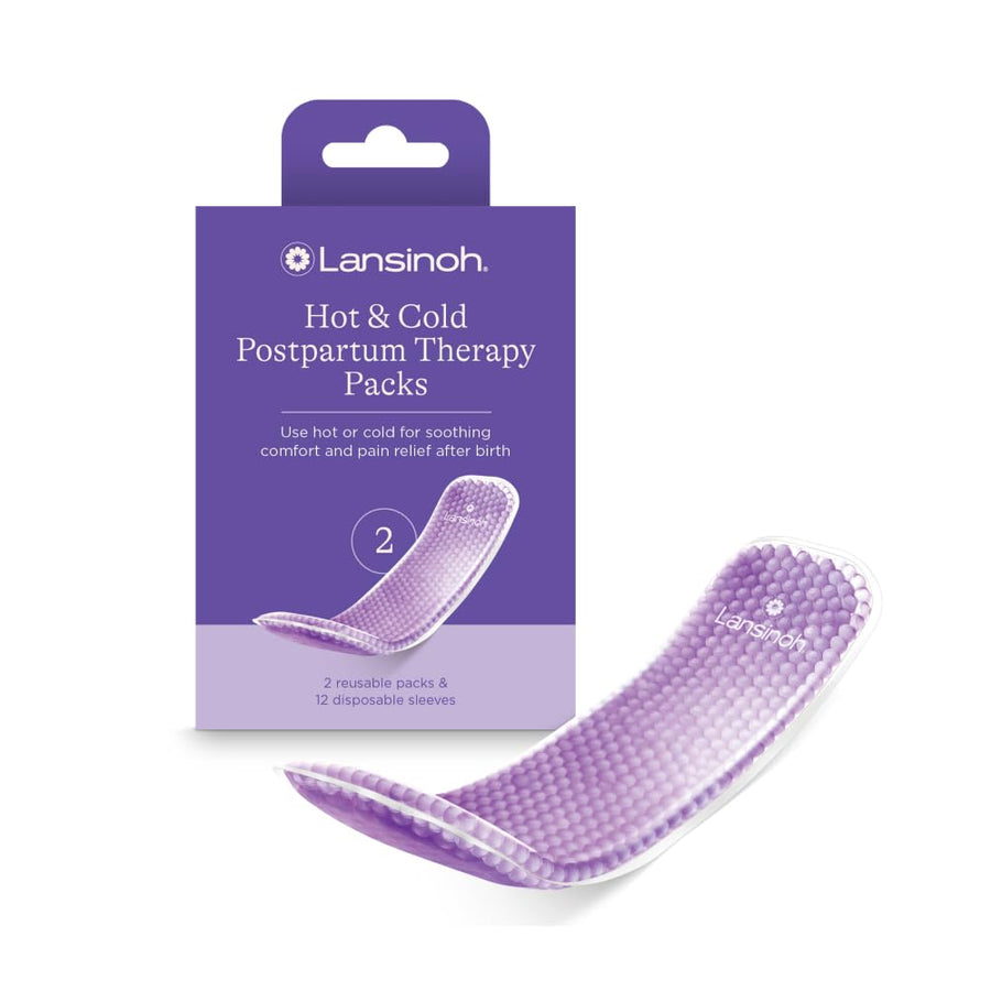 Lansinoh Hot & Cold Postpartum Therapy Packs Disposable Sleeve Refill, 24 Count