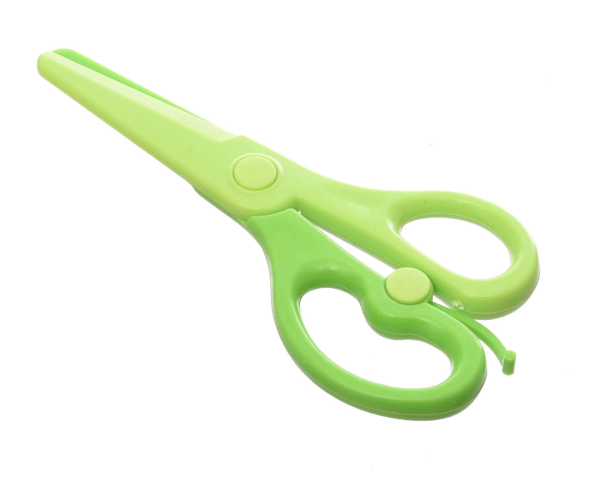 Yingqiang 301 High Quality Plastic Student Scissors with Support for Kids and Students - Green