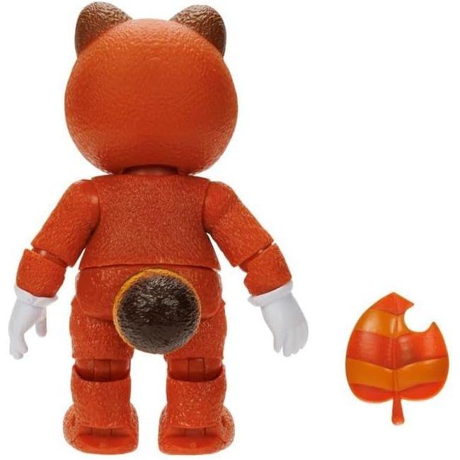 فيلم سوبر ماريو بروس - شخصيات مجسمة مقاس 5 بوصات السلسلة 2 - شخصية تانوكي ماريو مع ملحقات أوراق الشجر