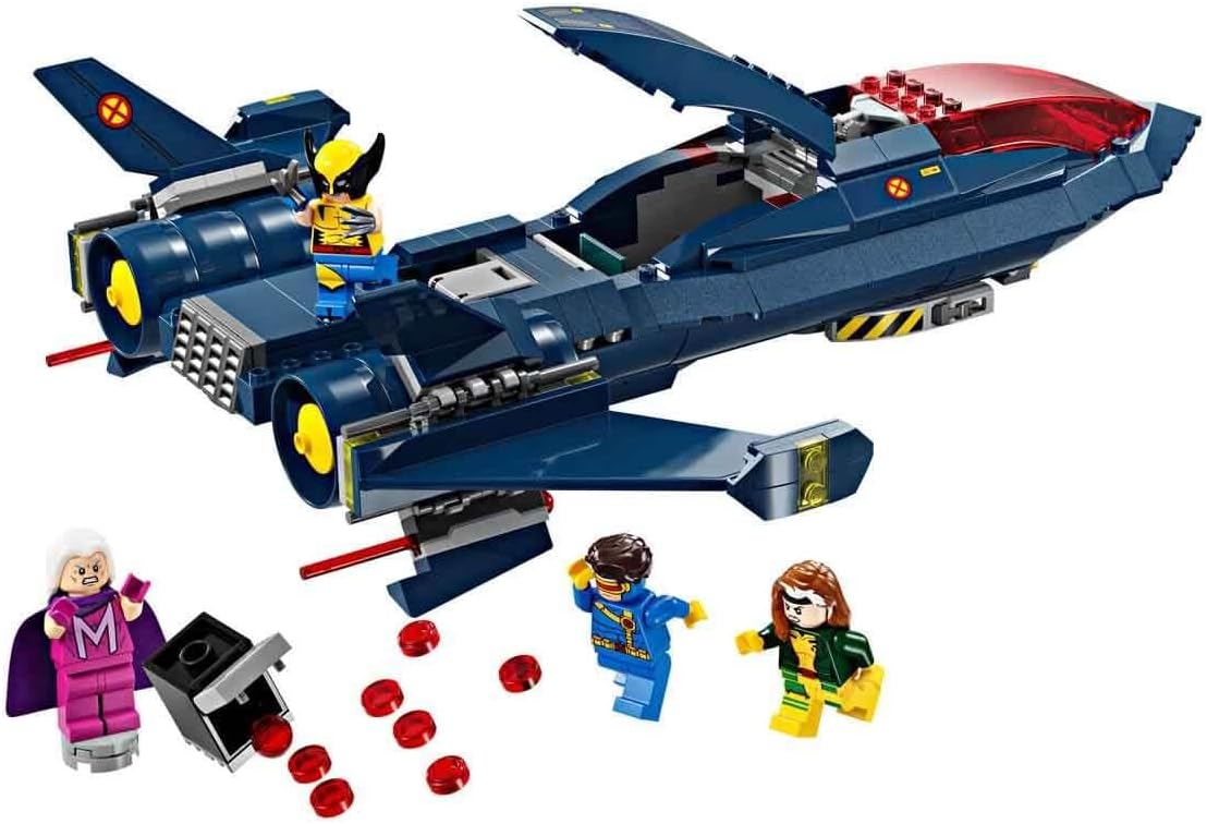 LEGO 76281 Marvel X-Men X-Jet Buildable Toy Plane for Kids