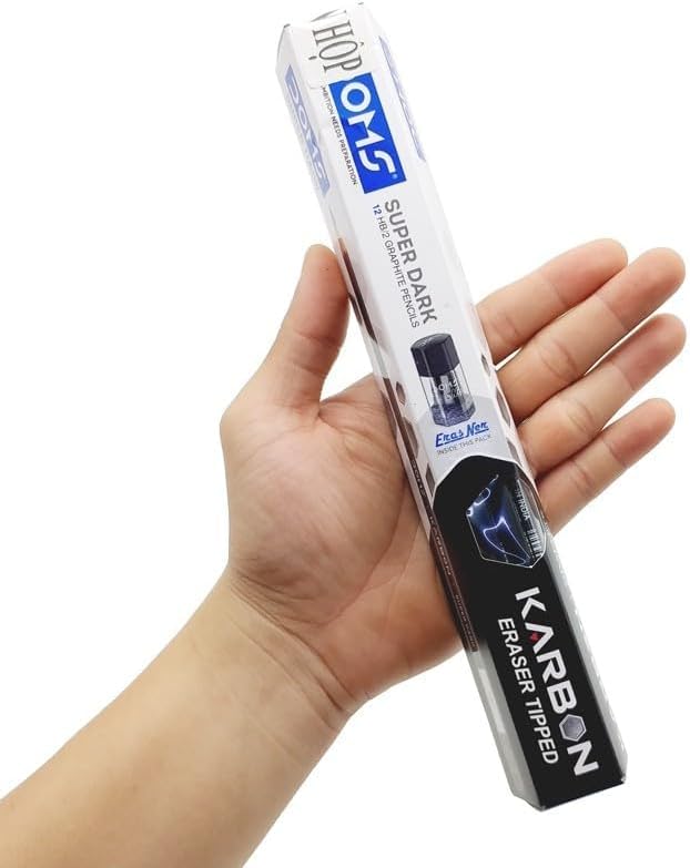 Doms Karbon RT Super Dark Graphite Pencil 12-Pieces