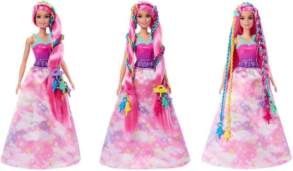 Barbie Dreamtopia Twist ''n Style Doll And Hairstyling Accessories Including Twisting Tool