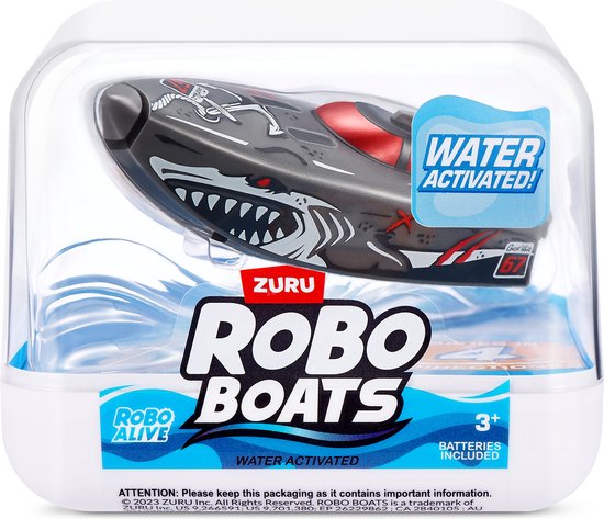 ZURU S001-Robo Alive Series 1 Robotic Boats - Grey