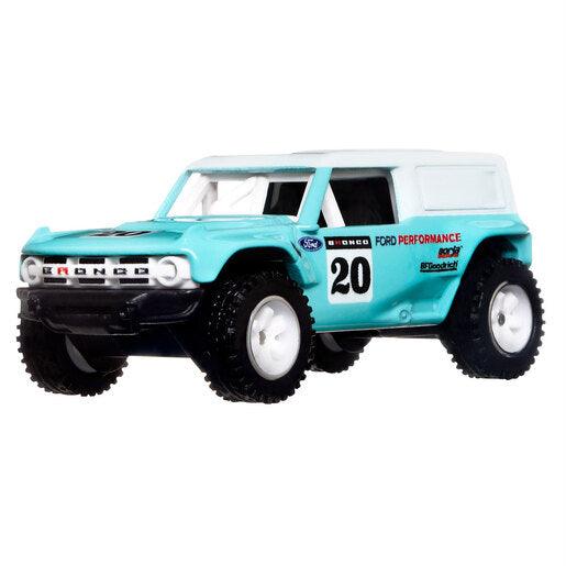 Hot Wheels premium 2023 Car Ford Bronco R #20 Turquoise with White Top 
