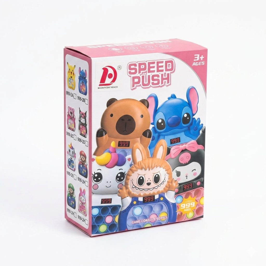 Stitch Push Pop Game Console Toy