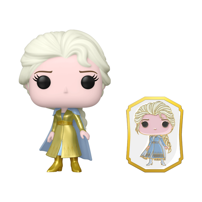 Pop! Disney Princess: Elsa (gold) with pin