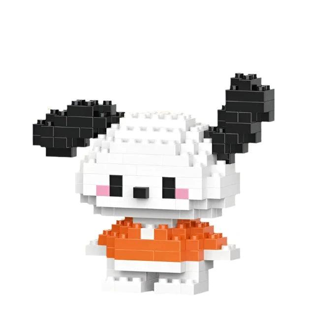 Disney Anime Princess Building Blocks W2601-14  mini Action toy Figures Blocks - Pochacco - 128 Pieces