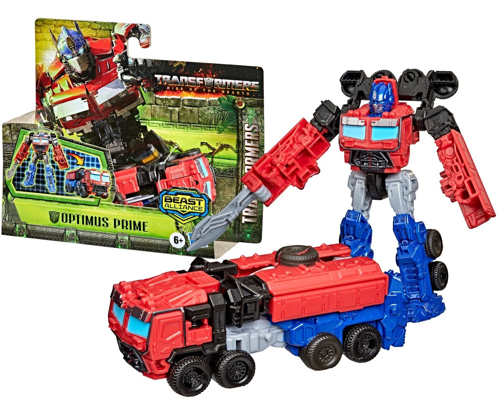 Transformers Toys Rise of The Beasts Movie Beast Alliance Battle Changers Optimus Prime Action Figure
