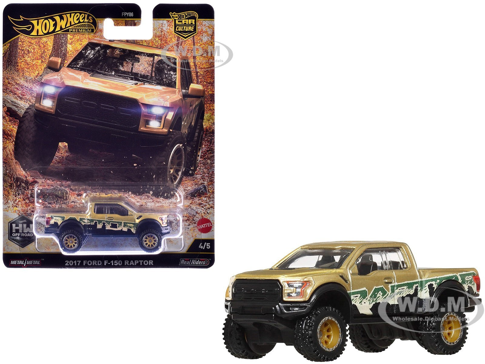 Hot Wheels Premium Car Culture - 2017 Ford F-150 Raptor