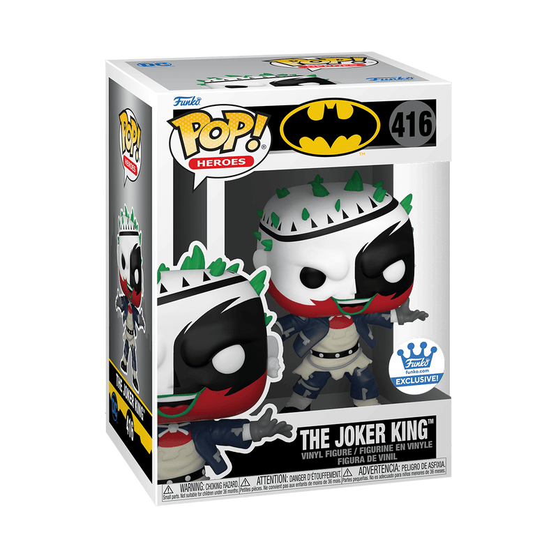 Funko Pop DC Batman -The Joker King - BumbleToys - 18+, Action Figure, Batman, Boys, DC Comics, Funko, Joker, OXE, Pre-Order