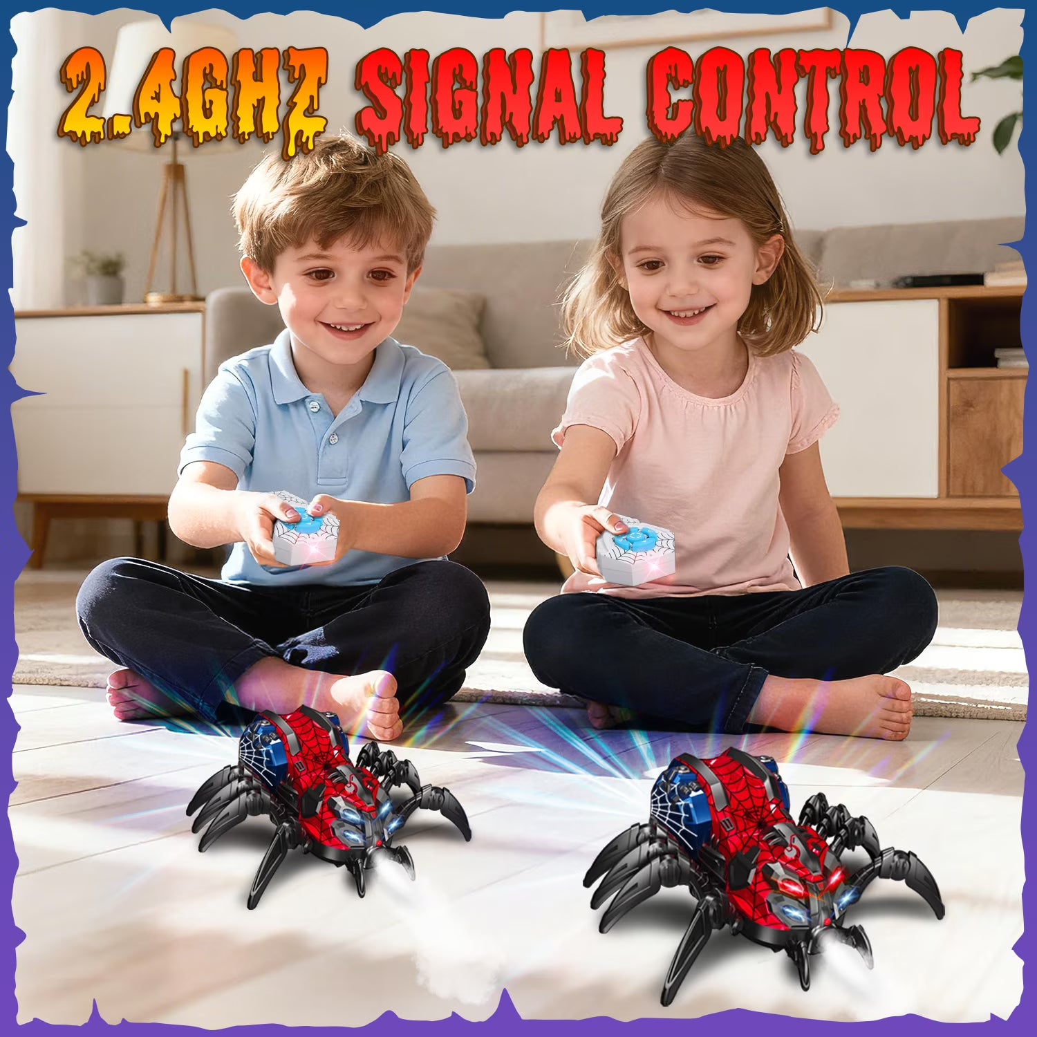 Huge Wave Remote Control Stunt Spider Car