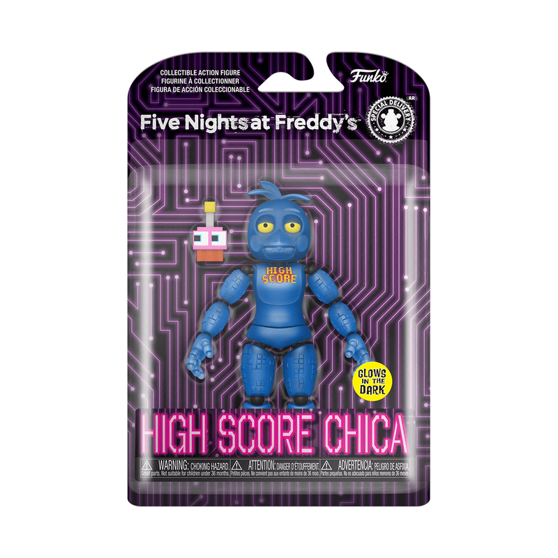 Funko Action Figure Five Nights at Freddy's (FNAF) HIGH SCORE CHICA (GLOW)
