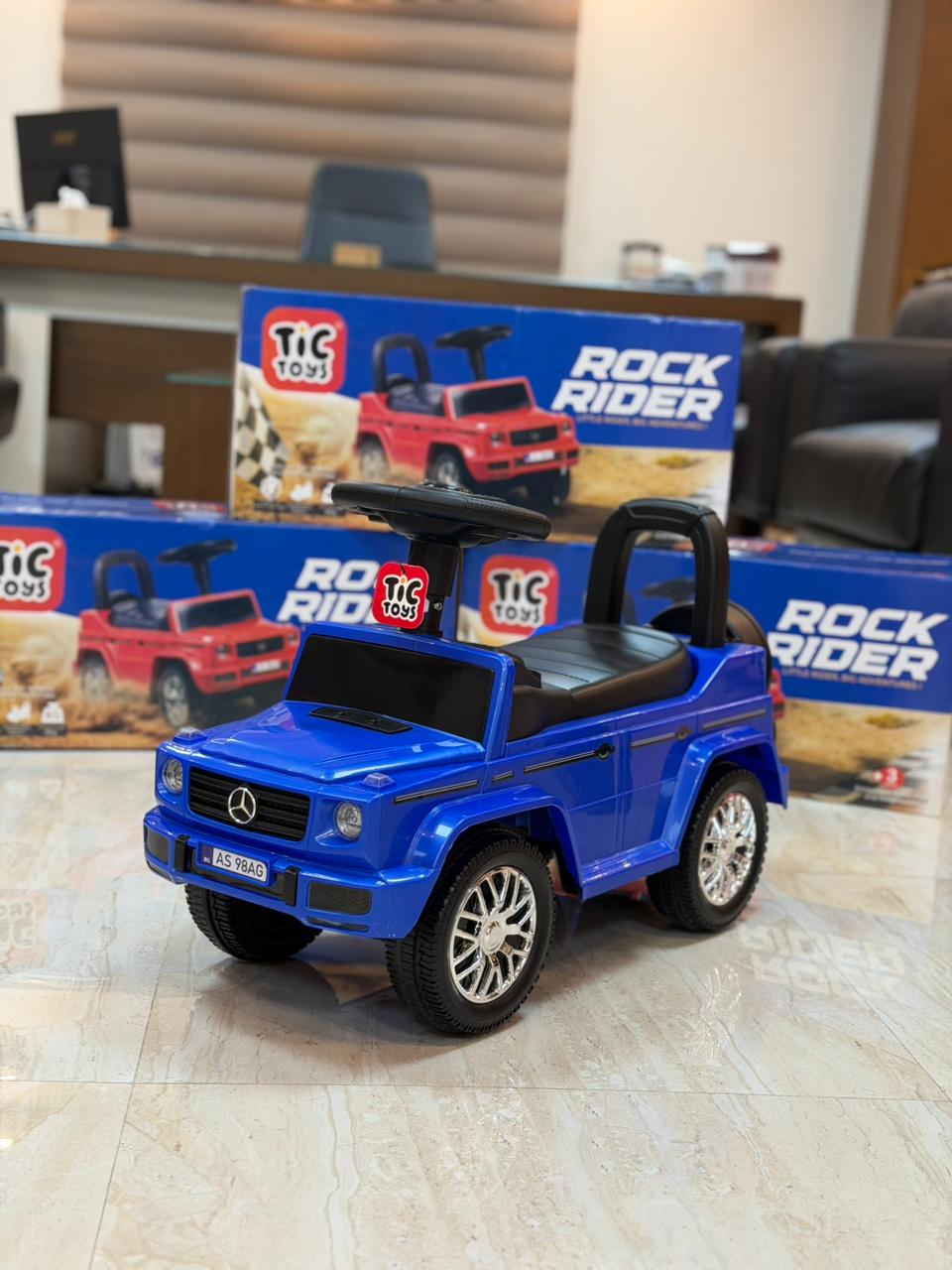 Tic Toys Rock Rider Ride-On For Kids - Blue