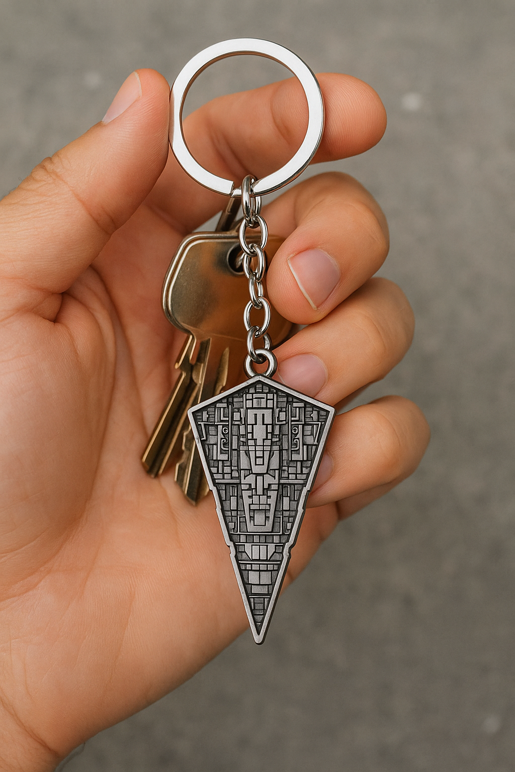 Star Wars - Inspired Imperial Destroyer Ship keychain