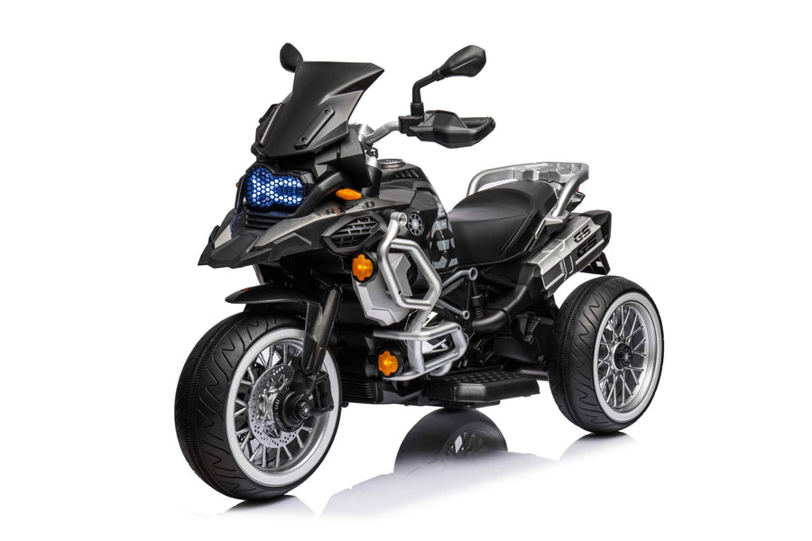 12V Dual-Motor Electric Ride-On Motorcycle for Kids – 550W×2, 10Ah Battery, High-Power Performance - Black