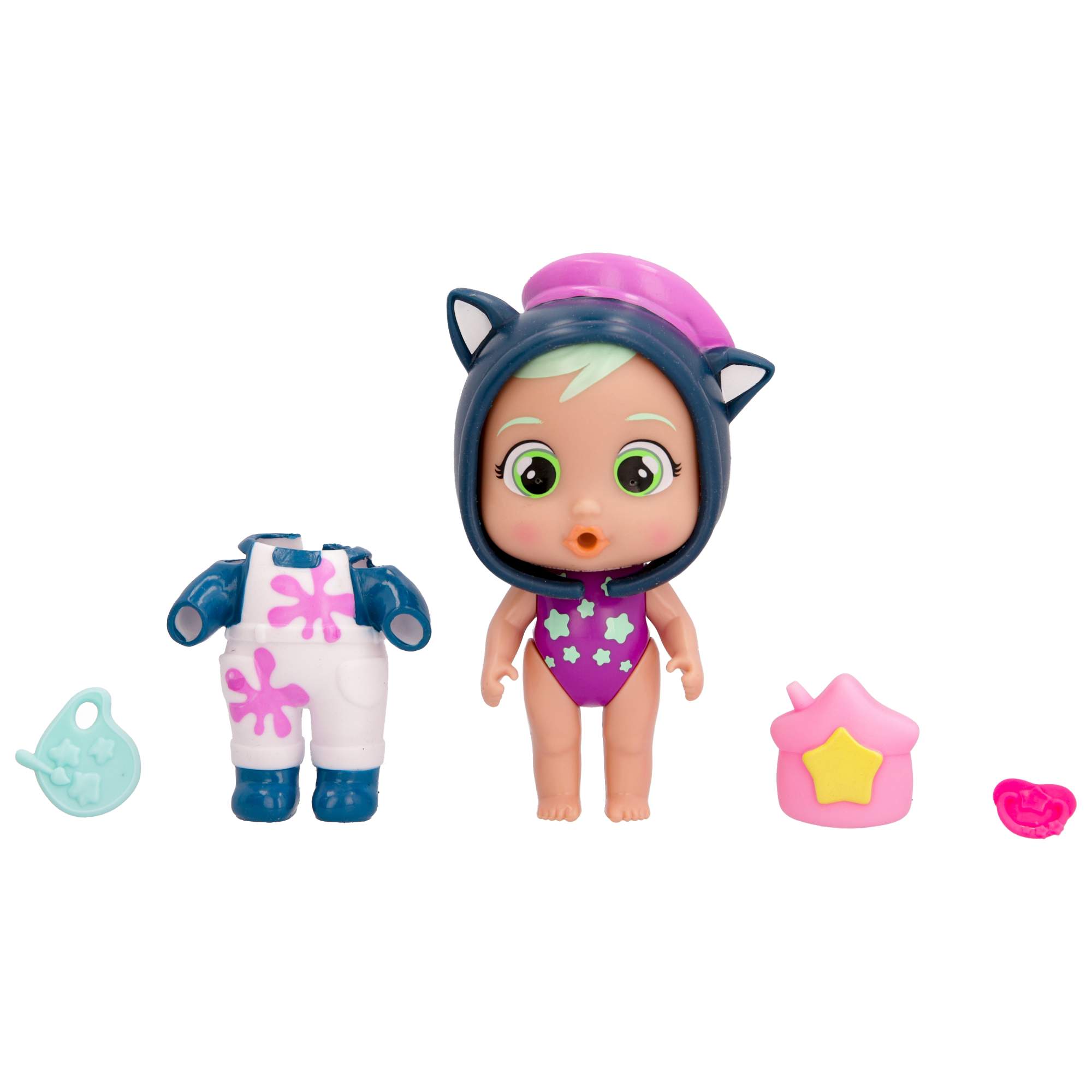 Cry Babies Magic Tears Talent Babies, Drake - 6+ Surprises, Accessories, Great Gift for Kids Ages 3+