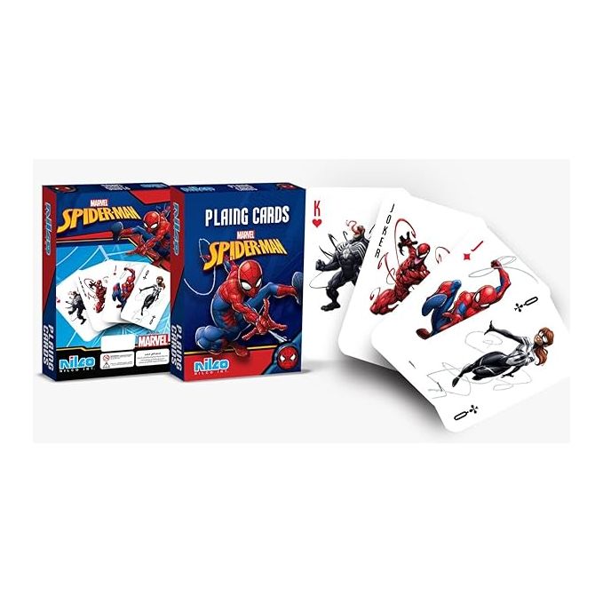 Nilco Disney Spiderman Playing Cards