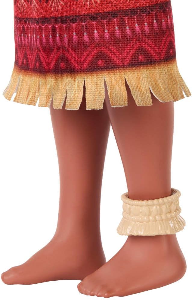 Mattel Disney Moana 2 Moana Fashion Doll with 2 Accessories, Removable Outfit with Necklace & Anklet, Inspired by The Movie