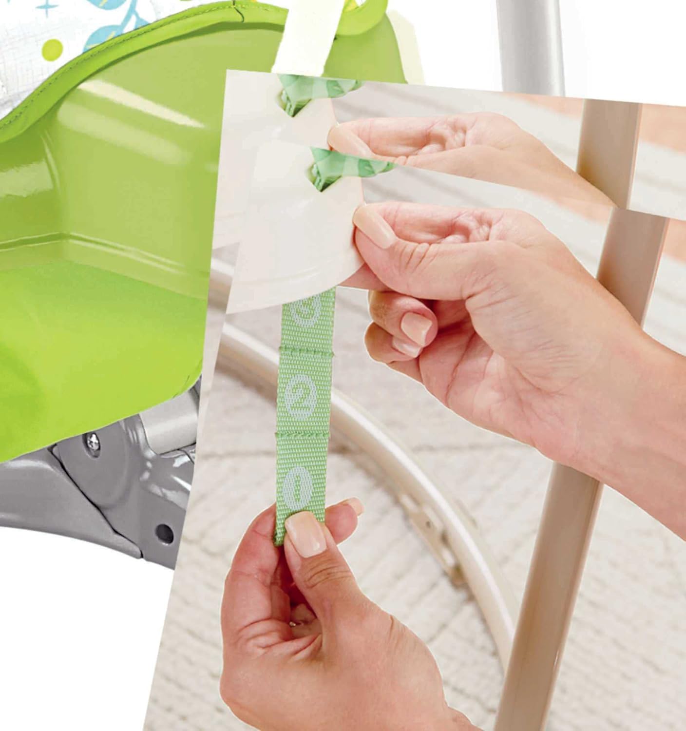 قافزة فيشر برايس وودلاند فريندز سبيس سيفر | مركز أنشطة للأطفال مع أضواء وموسيقى وإطار قابل للطي | قافزة للأطفال من عمر ٦ أشهر فما فوق