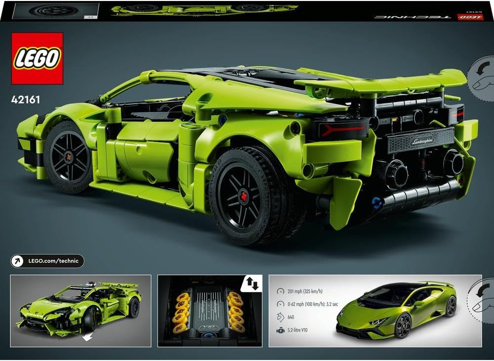 LEGO 42161 Technic Lamborghini Huracán Tecnica green Advanced Building Toy