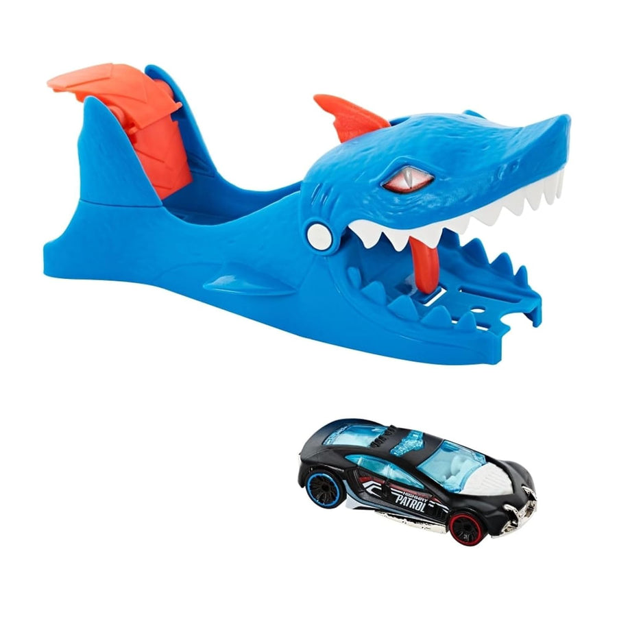 Mattel Hot Wheels City Nemesis Launcher Playset Shark Launcher