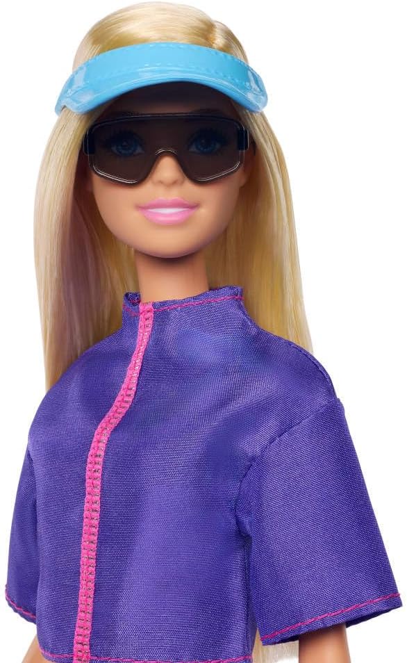 Barbie “Malibu” Outdoor Adventures Fashion Doll Wearing Adventure Outfit, with 10+ Camping-Themed Accessories Including Pet Puppy