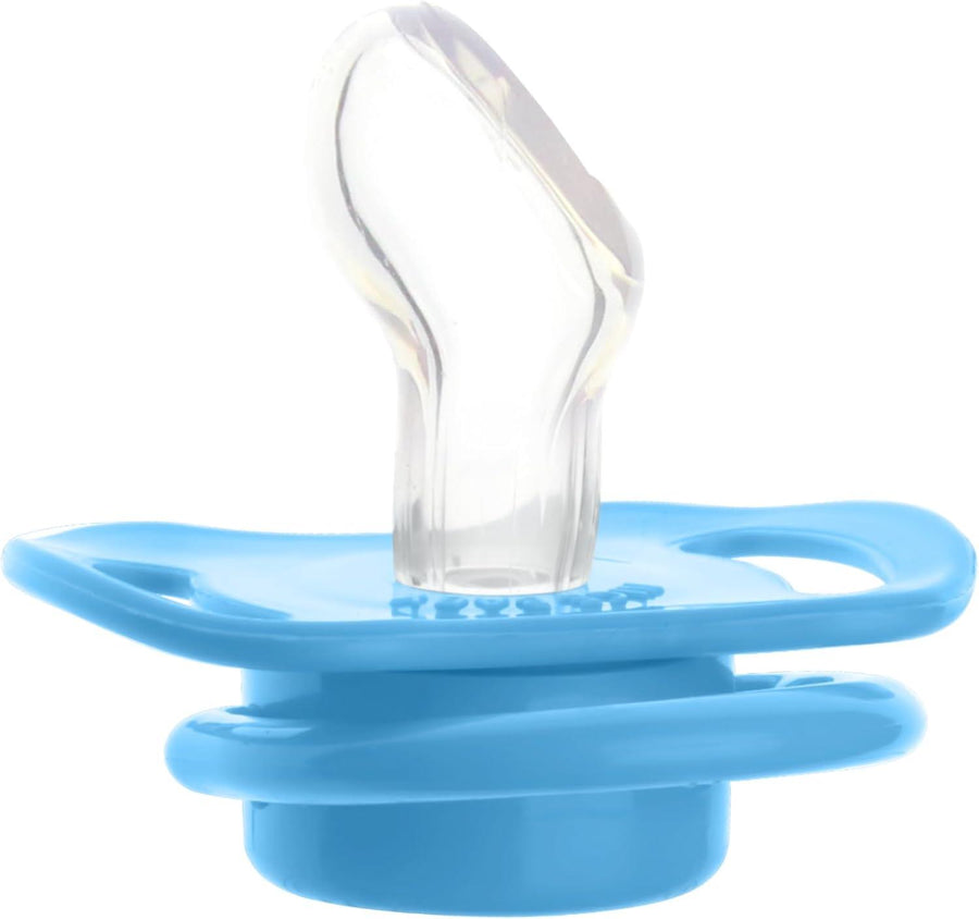 Bubbles Tatinah, Beveled Pacifier Without Chain for +3M - Blue
