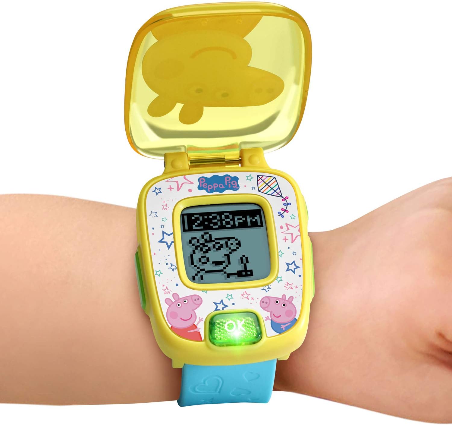 ساعة تعليمية من VTech Peppa Pig باللون الأزرق