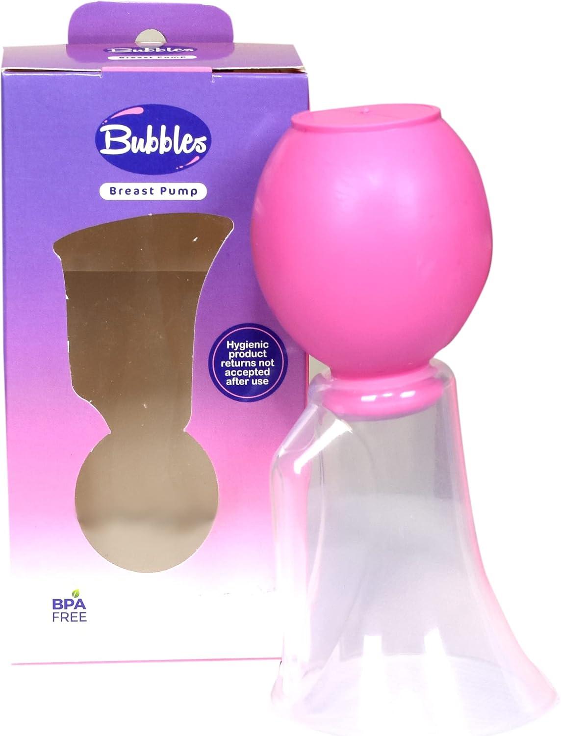 مضخة الثدي اليدوية للأم من بابلز - وردي