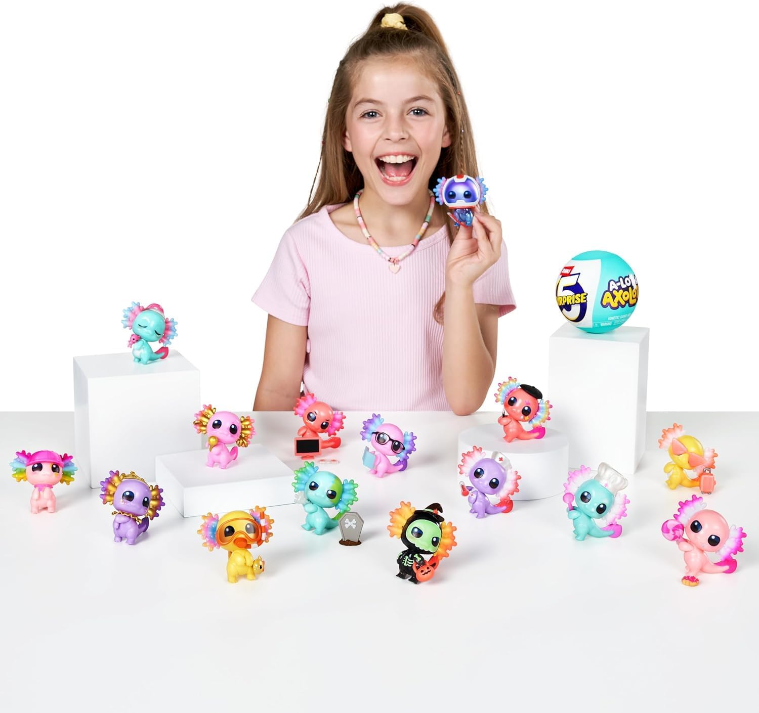 5 Surprise Axolotls Mystery Collectibles by ZURU Assorted