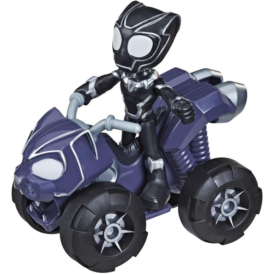 Hasbro Spidey and His Amazing Friends Marvel Black Panther Action Figure and Panther Patroller Vehicle,for Kids Ages 3 and Up