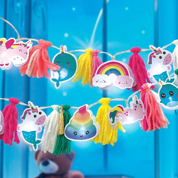Sew Star Decorate Your Own String Lights LED Kit -Unicorn SS-19-035, 8+